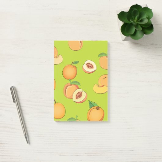 Post-it® Peach Pattern 4 (Bureau)