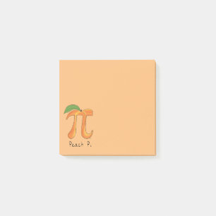 Post-it® Peach Pi Cute Math Pi Day Notes