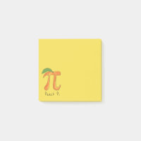 Peach Pi Cute Math Pi Day Notes