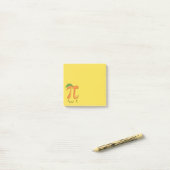Post-it® Peach Pi Cute Math Pi Day Notes (Sur un bureau)