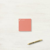 Post-it® Peach Sangria (Sur un bureau)