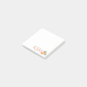 Post-it® Peachs Blossom Monogramme Publier des notes (Incliné)