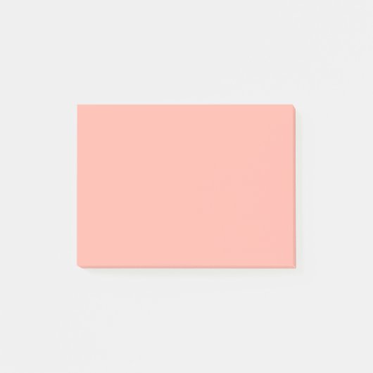 Post-it® Peachy rose couleur solide (Devant)