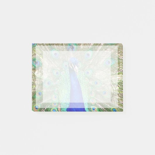 Post-it® Peacock bleu (Devant)