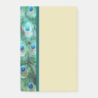 Peacock Feathers Exotic Wild Watercolor Motif