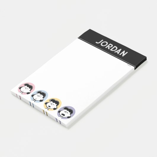 Post-it® Peanuts | Les Visages de Lucy (Incliné)