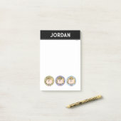 Post-it® Peanuts | Les visages de Sally (Sur un bureau)