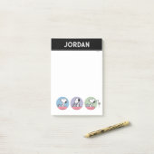 Post-it® Peanuts | Snoopy à la machine à écrire (Sur un bureau)