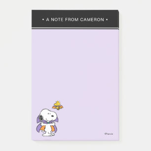 Post-it® Peanuts Snoopy Woodstock Vampire Halloween