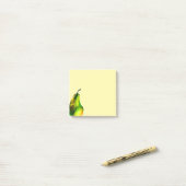 Post-it® Pear art mignon aquarelle fruit (Sur un bureau)