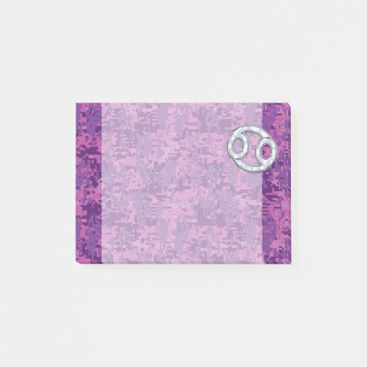 Post-it® Pearle comme cancer Zodiac Connexion Camo numériqu (Devant)