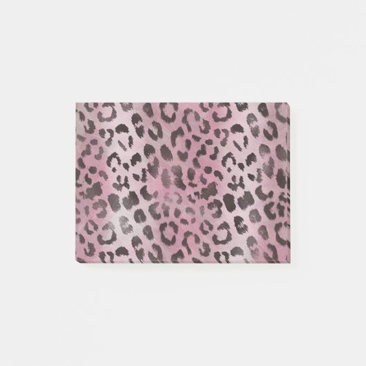 Post-it® Peau de léopard en rose rose (Devant)