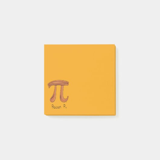 Post-it® Pecan Pi Cute Math Pi Notes Day (Devant)