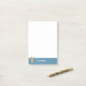 Post-it® Pêche (Sur un bureau)