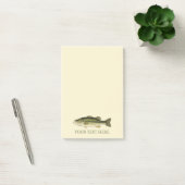 Post-it® Pêche à la Bass Bouche Personalisée (Bureau)