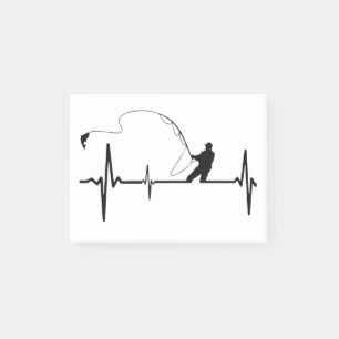 Post-it® Pêche au coeur amusante surprenante en plein air