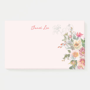 Post-it® Pêche florale