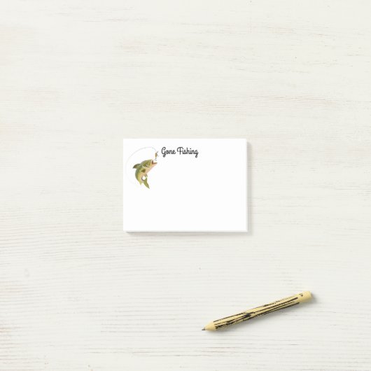 Post-it® Pêche-Post-it-Notes (Sur un bureau)