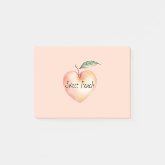 Post-it® Pêche Sweet Heart (Devant)