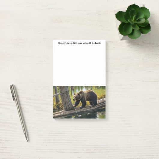 Post-it® Pêche terminée (Bureau)