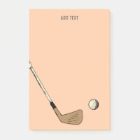 Pêcher Personnalisé Vintage Golf 