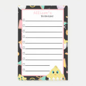 Post-it® Peekaboo Black Baby Chick Notes (Devant)