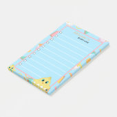 Post-it® Peekaboo Blue Baby Chick Notes (Incliné)