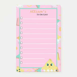 Post-it® Peekaboo Pink Baby Chick Notes