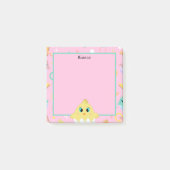 Post-it® Peekaboo rose bébé poussin (Devant)