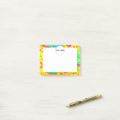 Post-it® Peindre des éclaboussures sur un arrière - plan ja (Sur un bureau)