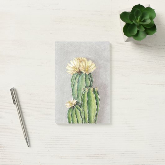 Post-it® Peinture à fleur de cactus (Bureau)