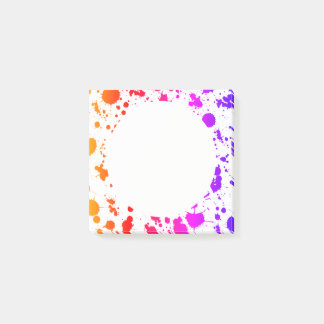 Post-it® Peinture à l'encre Splash Splatz coloré Arc-en-cie