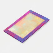 Post-it® Peinture abstraite magenta et bleue (Incliné)
