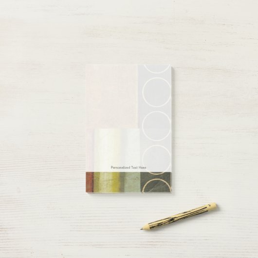 Post-it® Peinture Abstraite multitexturée par Vision Studio (Sur un bureau)