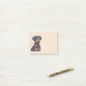 Post-it® Peinture allemande Pinscher peinture art animal or (Sur un bureau)