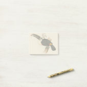 Post-it® Peinture animalière d'antiquités Toucans (Sur un bureau)