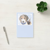 Post-it® Peinture Beagle - Art original du chien (Bureau)