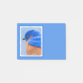Post-it® Peinture Bluebird - Art original pour oiseaux (Devant)