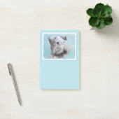 Post-it® Peinture Cesky Terrier - Cute Original Chien Art (Bureau)