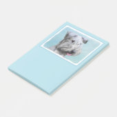 Post-it® Peinture Cesky Terrier - Cute Original Chien Art (Incliné)