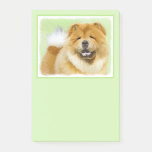 Post-it® Peinture Chow Chow - Joli art original chien