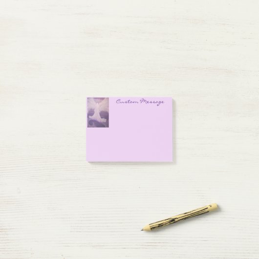 Post-it® Peinture d'ange gardien (Sur un bureau)