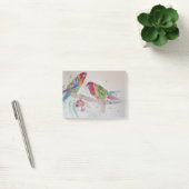 Post-it® Peinture d'aquarelle rouge Rosella Parrot (Bureau)