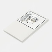 Post-it® Peinture de berger australien - Art original de ch (Incliné)