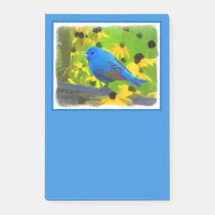 Post-it® Peinture de Bunting Indigo - Art original pour ois
