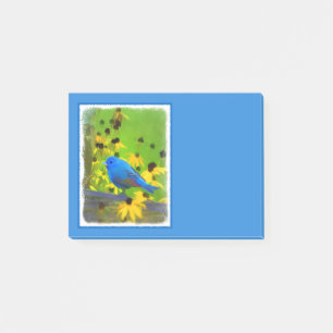 Post-it® Peinture de Bunting Indigo - Art original pour ois
