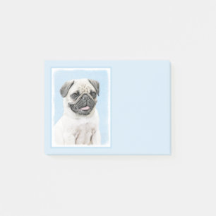Post-it® Peinture de carlin - Joli art original de chien