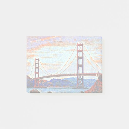 Post-it® Peinture de Golden Gate Bridge (Devant)