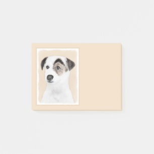 Post-it® Peinture de Jack Russell Terrier de pasteur - art