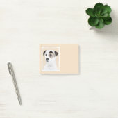 Post-it® Peinture de Jack Russell Terrier de pasteur - art (Bureau)